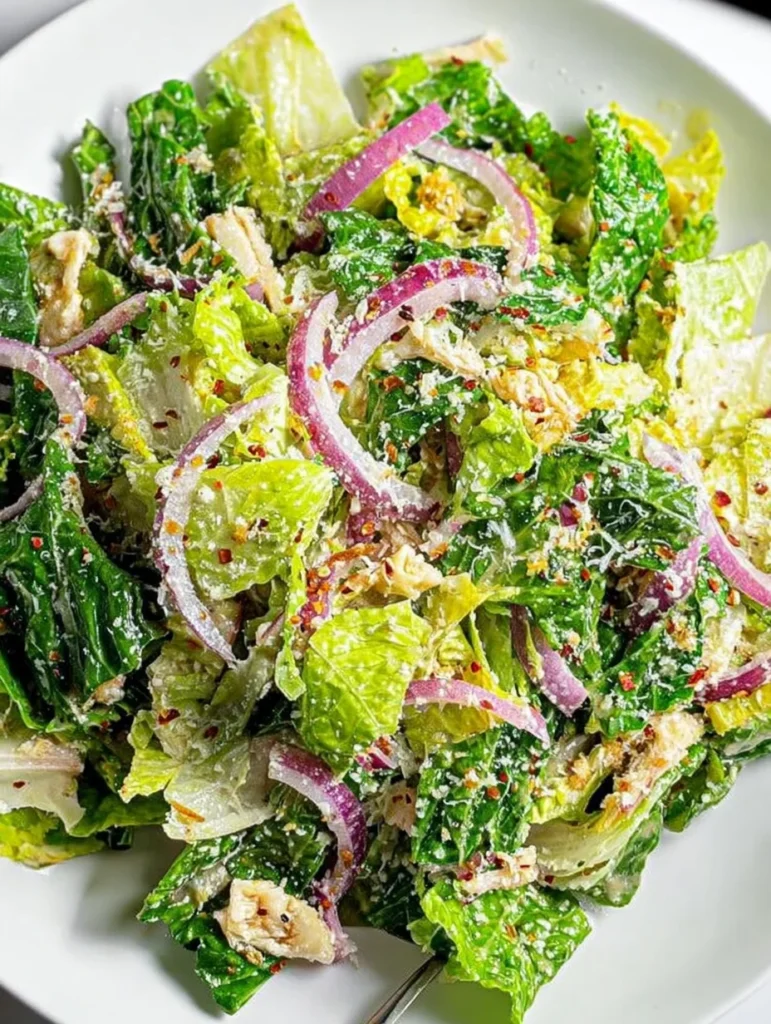 5-Minute Lemon Parmesan Lettuce Salad
