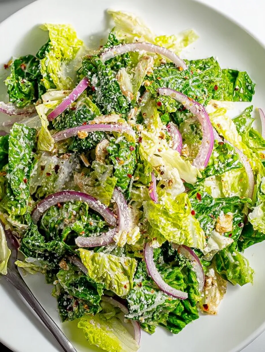 5-Minute Lemon Parmesan Lettuce Salad