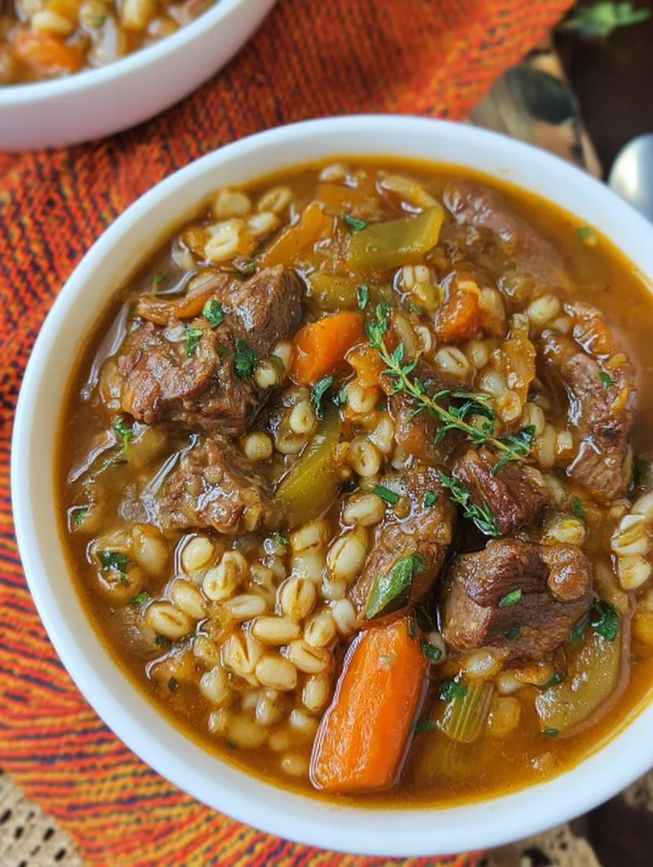 Beef and Barley Soup