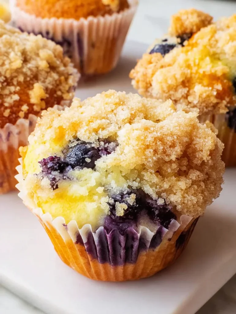 Ultimate Moist & Flavourful Blueberry Muffins