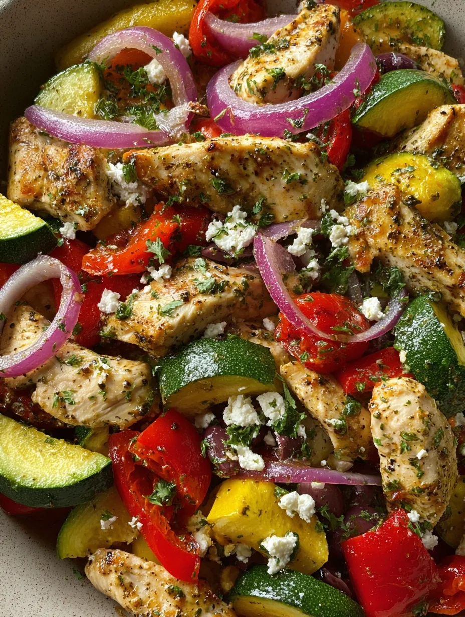 Mediterranean Chicken Stir Fry