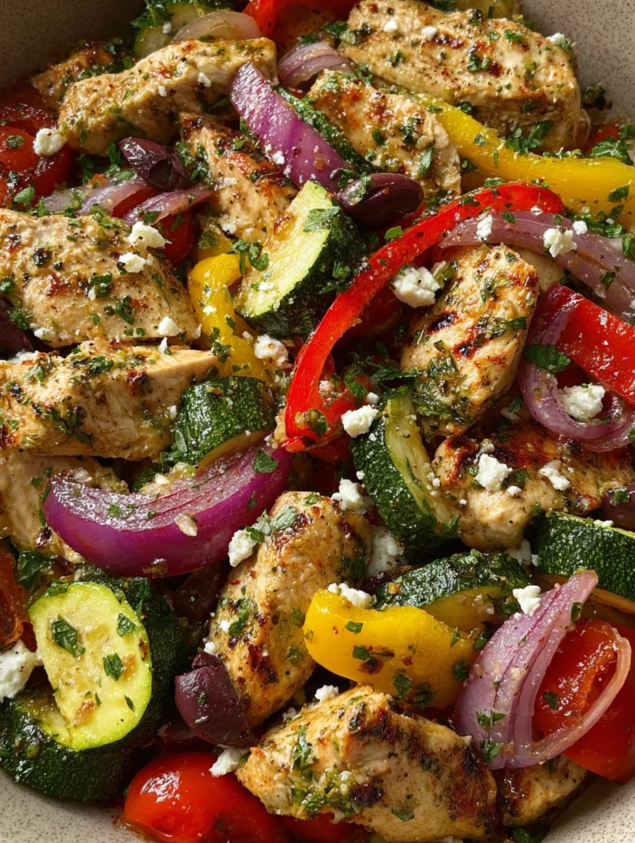 Mediterranean Chicken Stir Fry