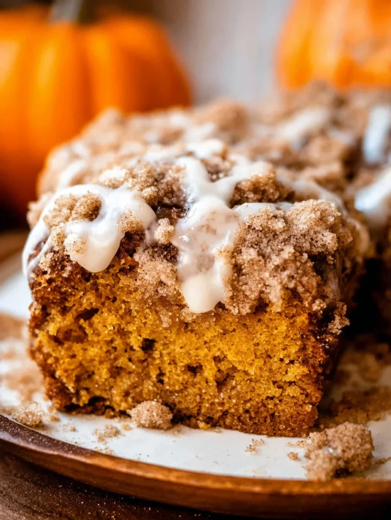 Pumpkin Coffee Cake