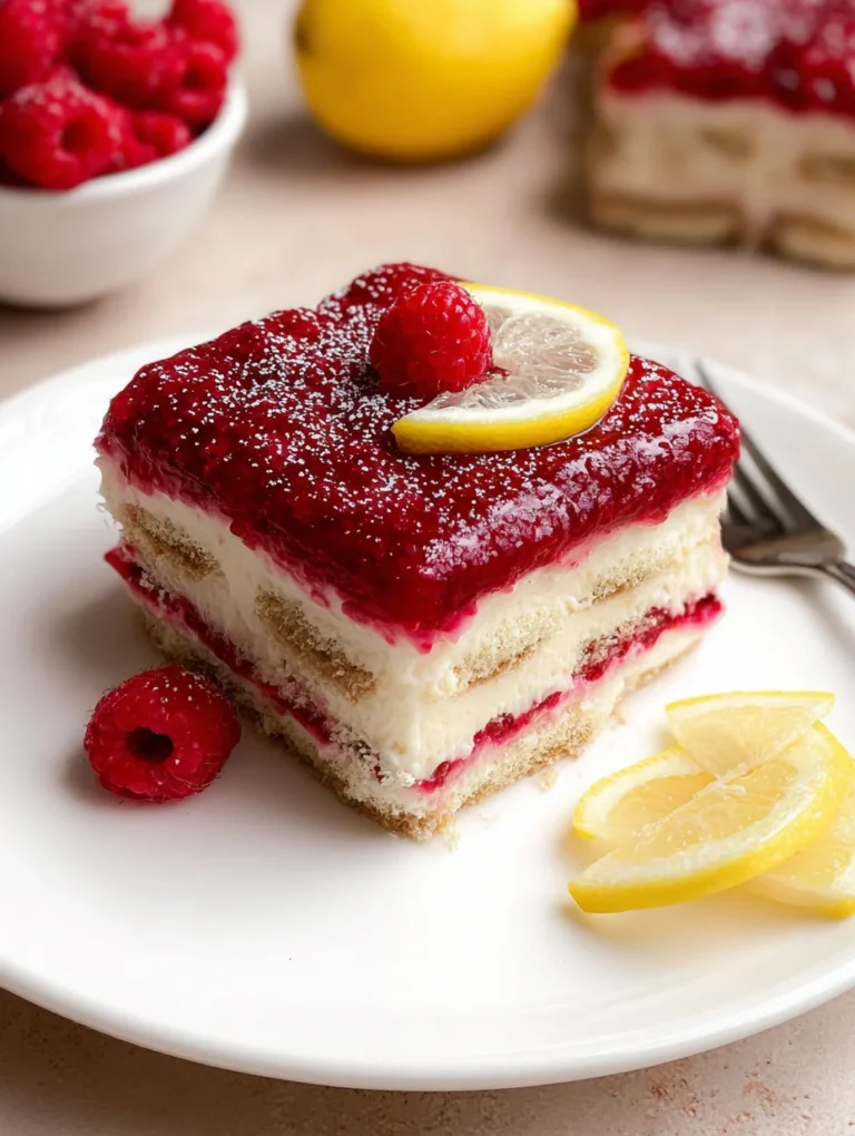 Raspberry Tiramisu