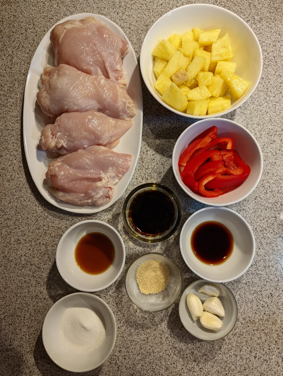 Sweet Hawaiian Crock Pot Chicken
