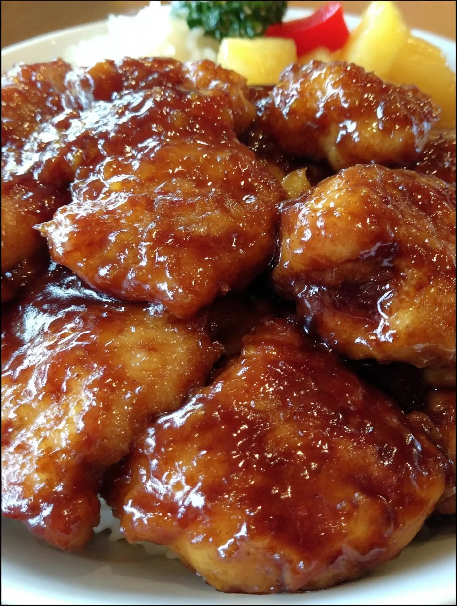 Sweet Hawaiian Crock Pot Chicken