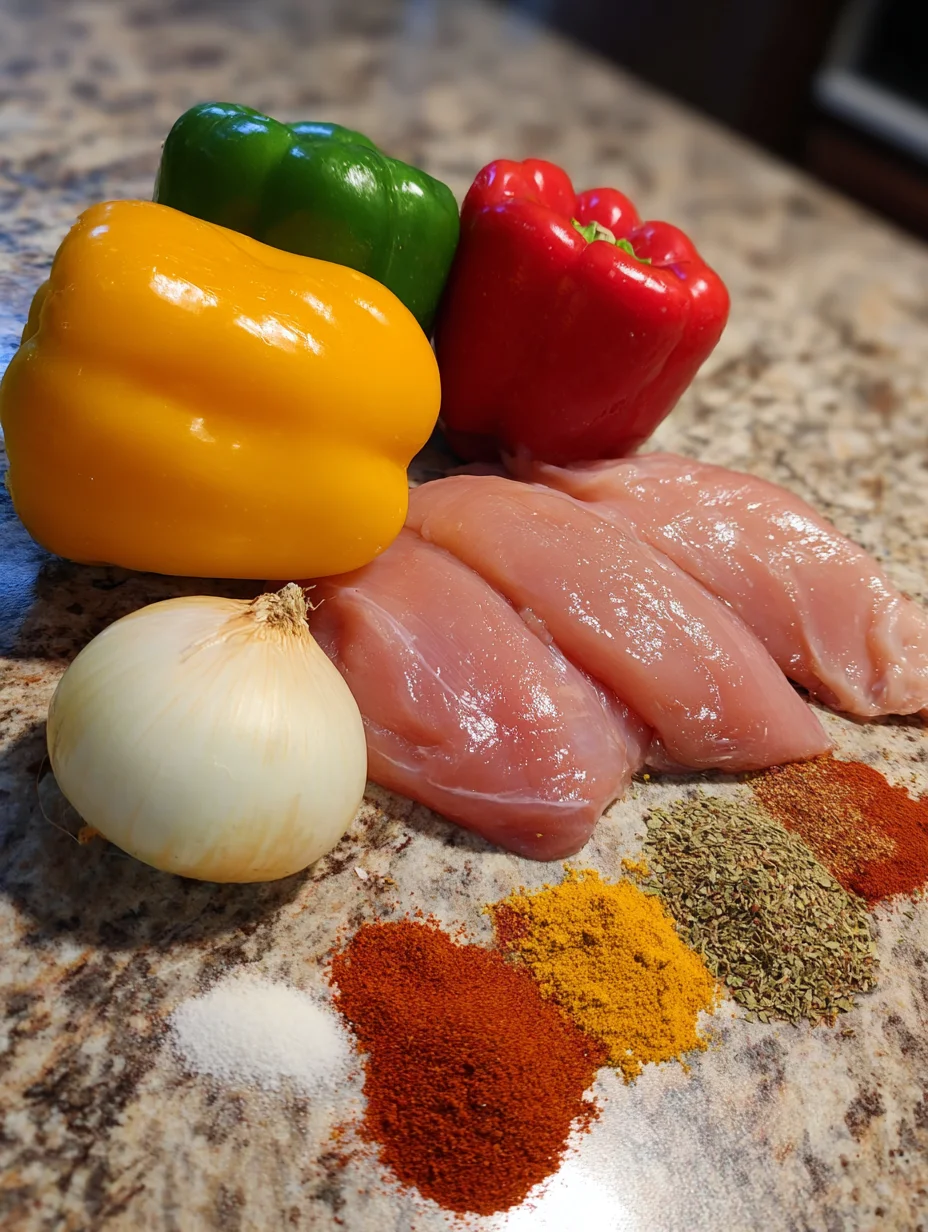 Air Fryer Chicken Fajitas