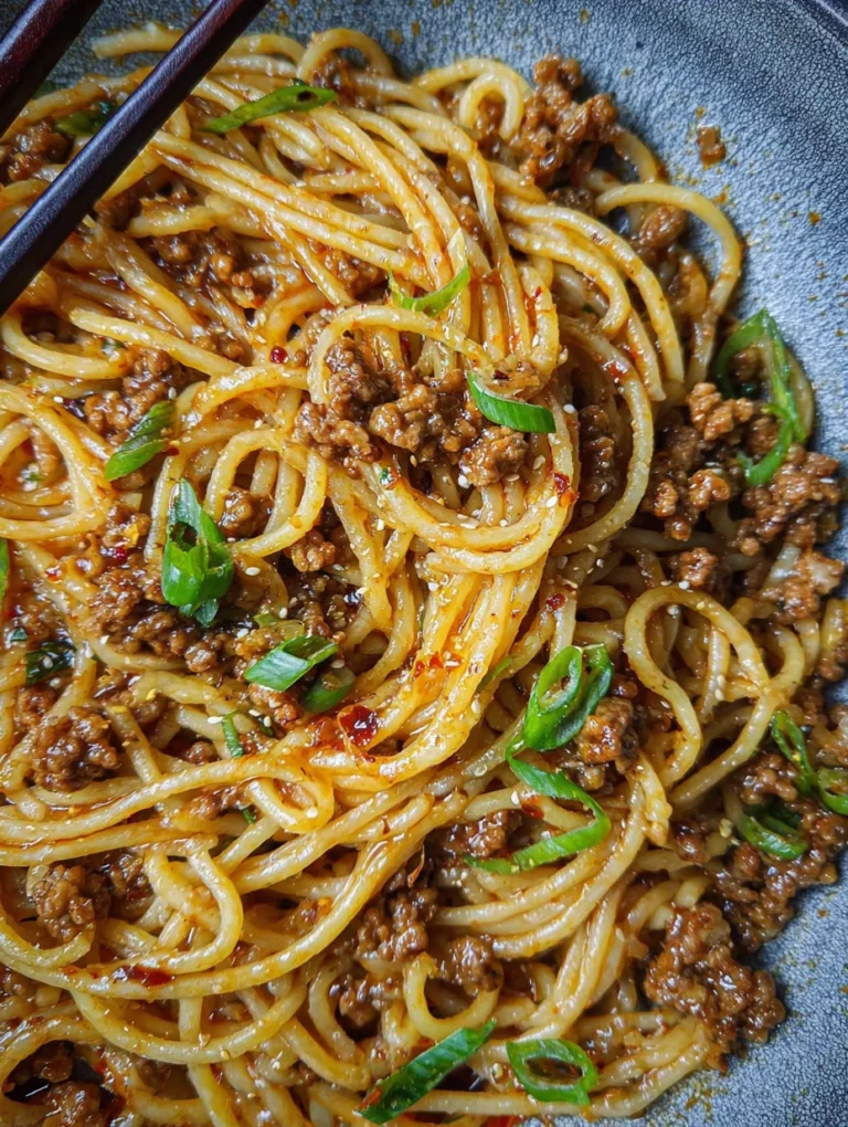 Asian Ground Beef Noodles