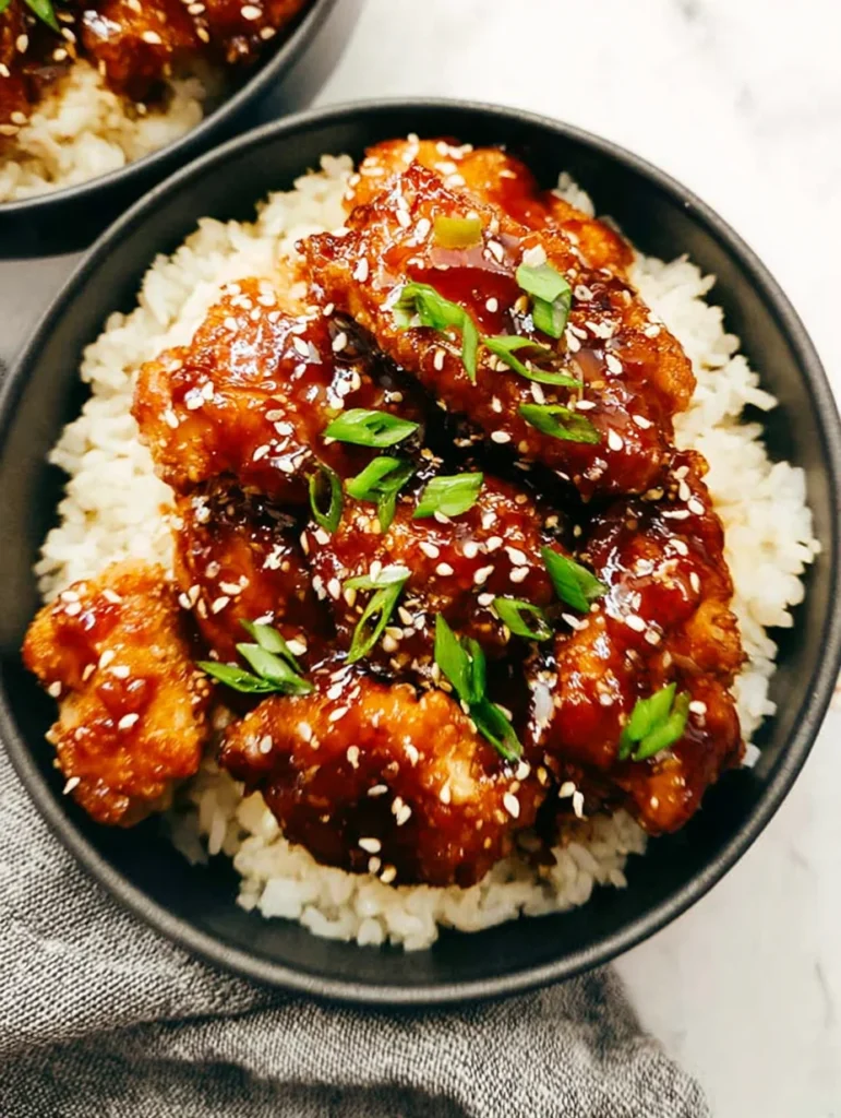 Baked Honey Sesame Chicken