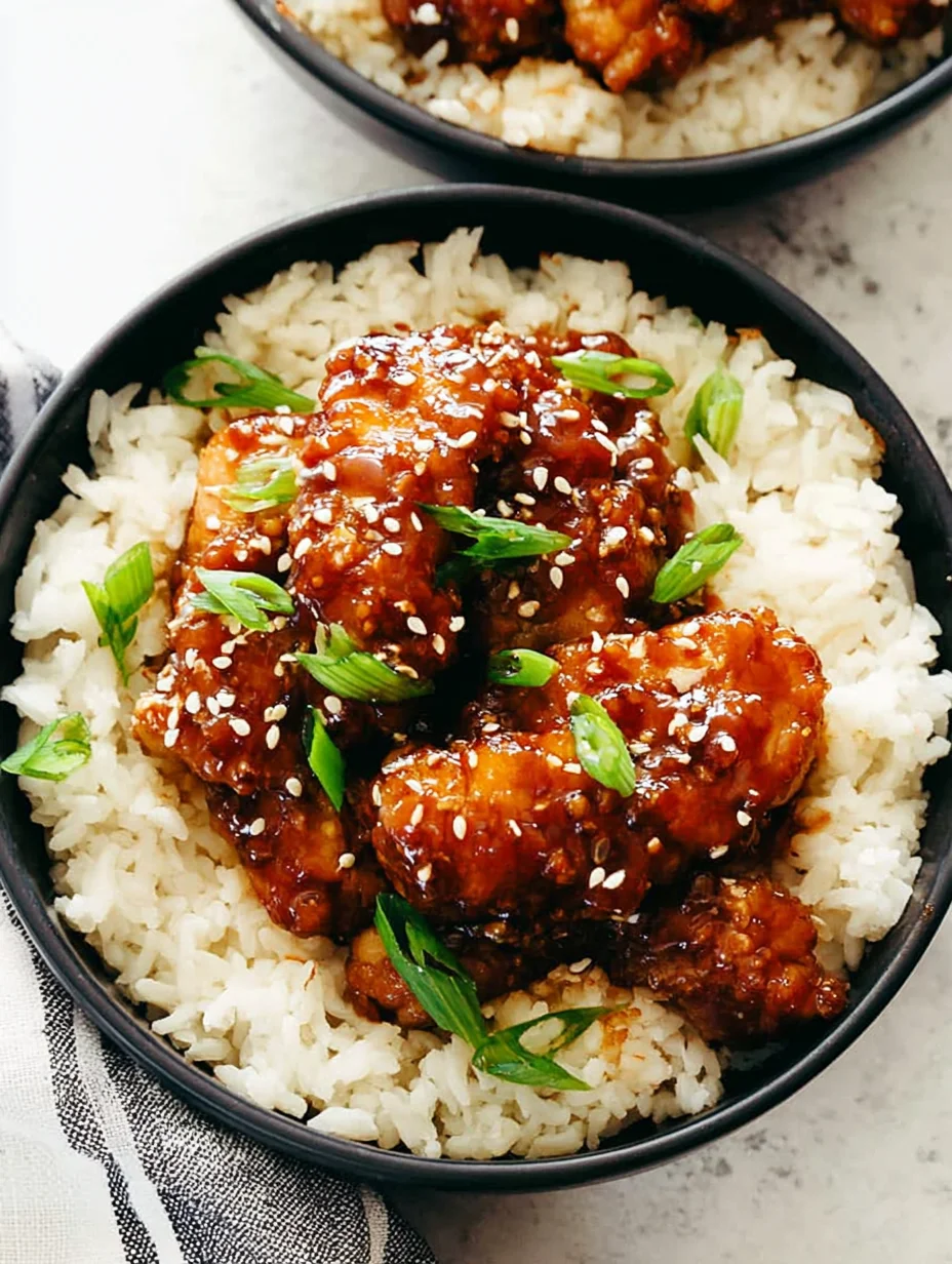Baked Honey Sesame Chicken