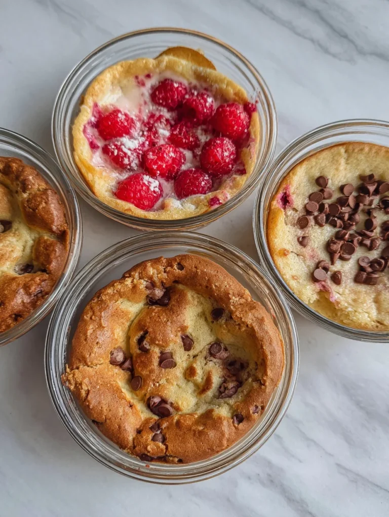Baked Protein Pancake Bowls
