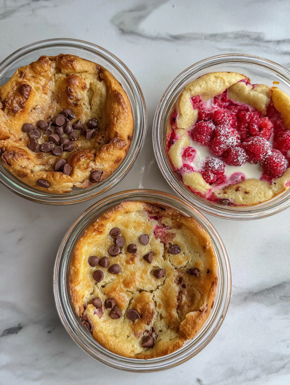 Baked Protein Pancake Bowls