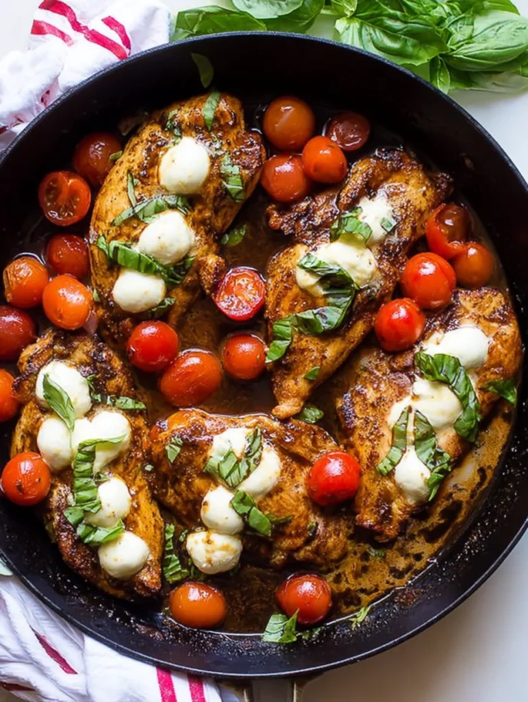 Balsamic Glazed One Pan Chicken