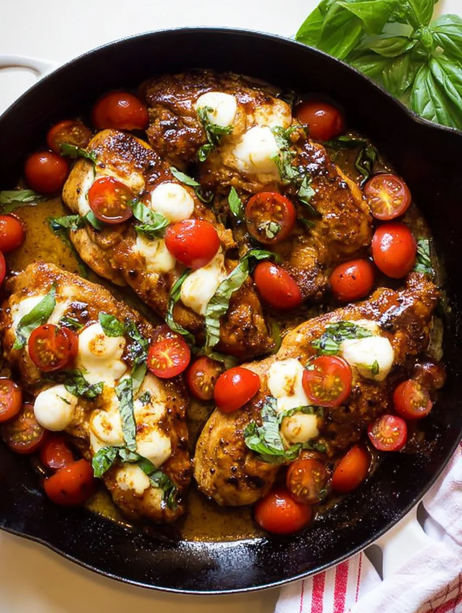 Balsamic Glazed One Pan Chicken