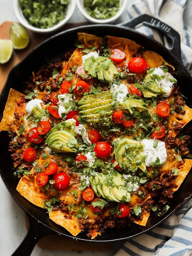 Beef Skillet Enchiladas