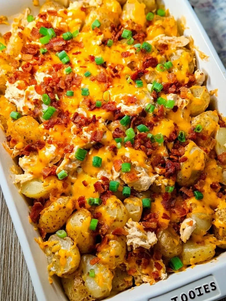 Chicken Bacon Ranch Casserole with Potatoes