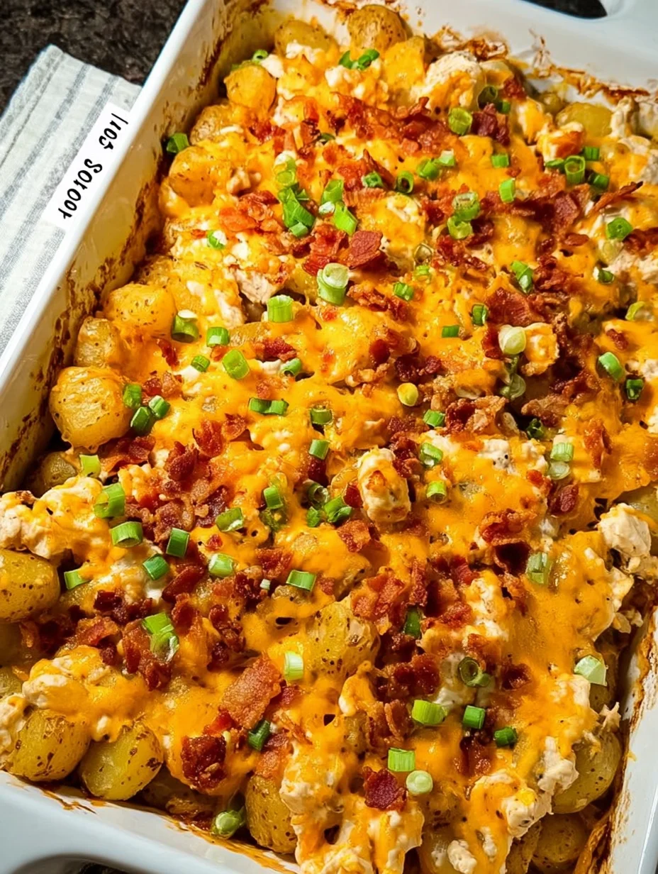 Chicken Bacon Ranch Casserole with Potatoes