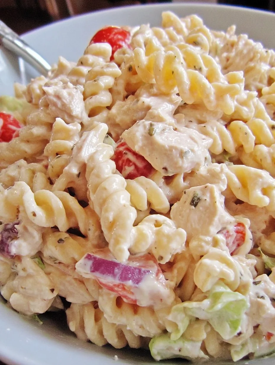 Chicken Caesar Pasta Salad