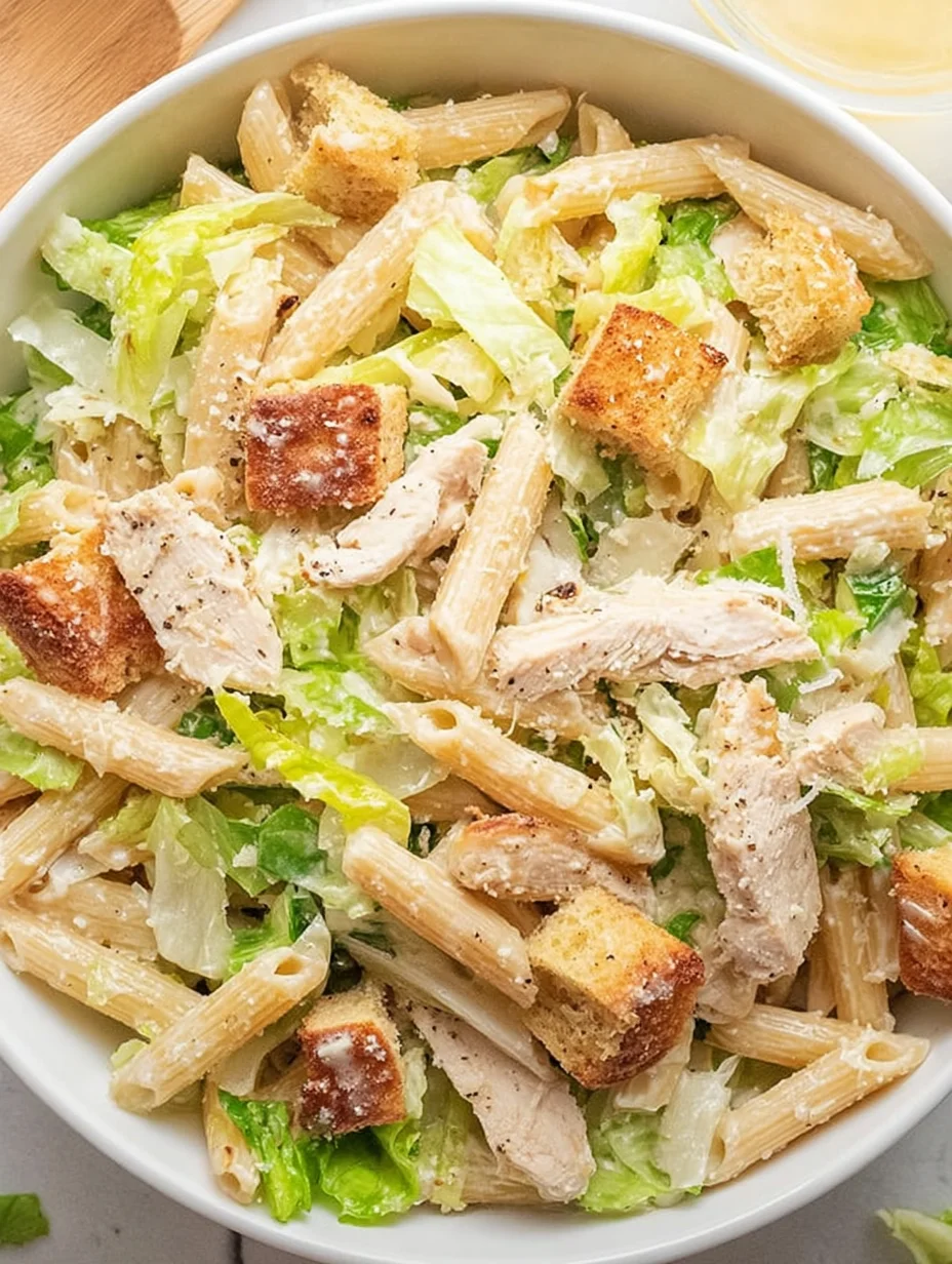 Chicken Caesar Pasta Salad