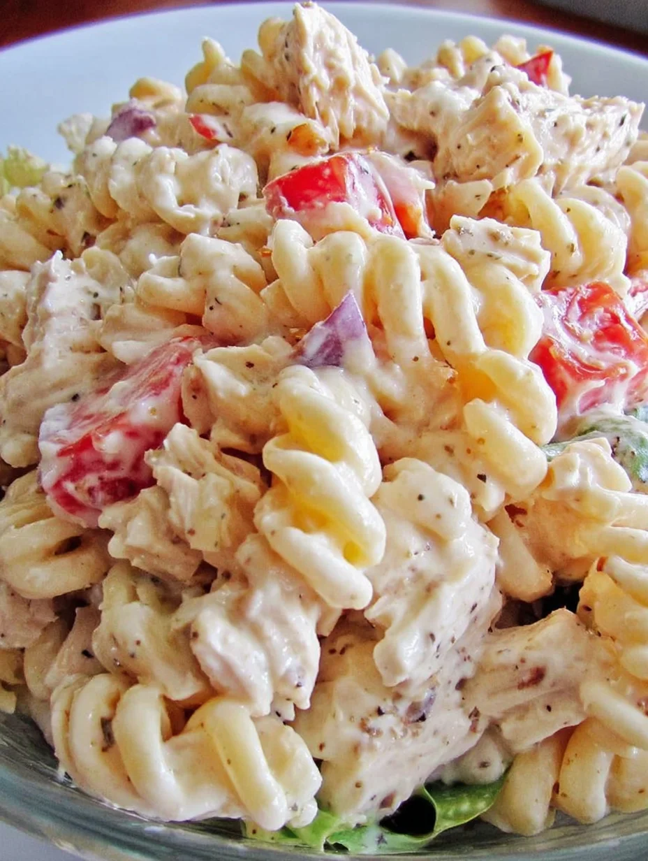 Chicken Caesar Pasta Salad