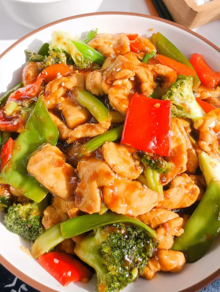 Chicken with Mixed Vegetable Stir Fry