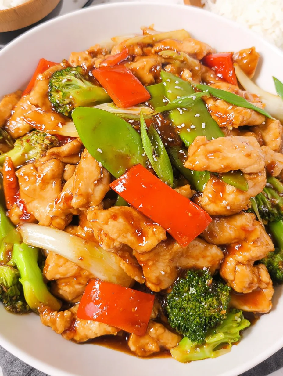 Chicken with Mixed Vegetable Stir Fry