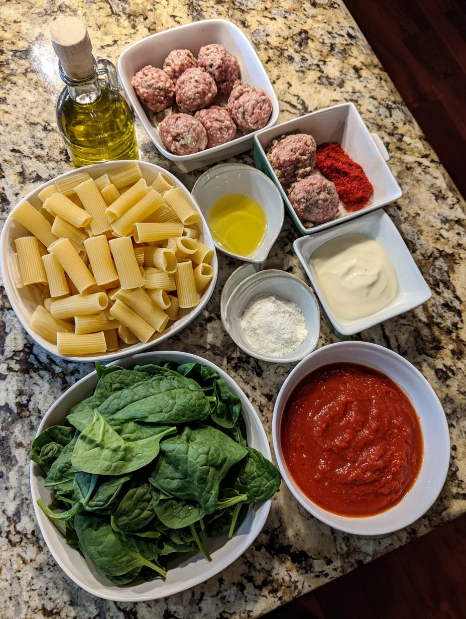 Creamy Sausage Rigatoni
