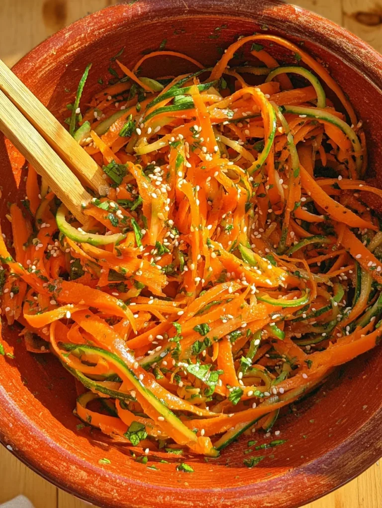 Cucumber Carrot Salad