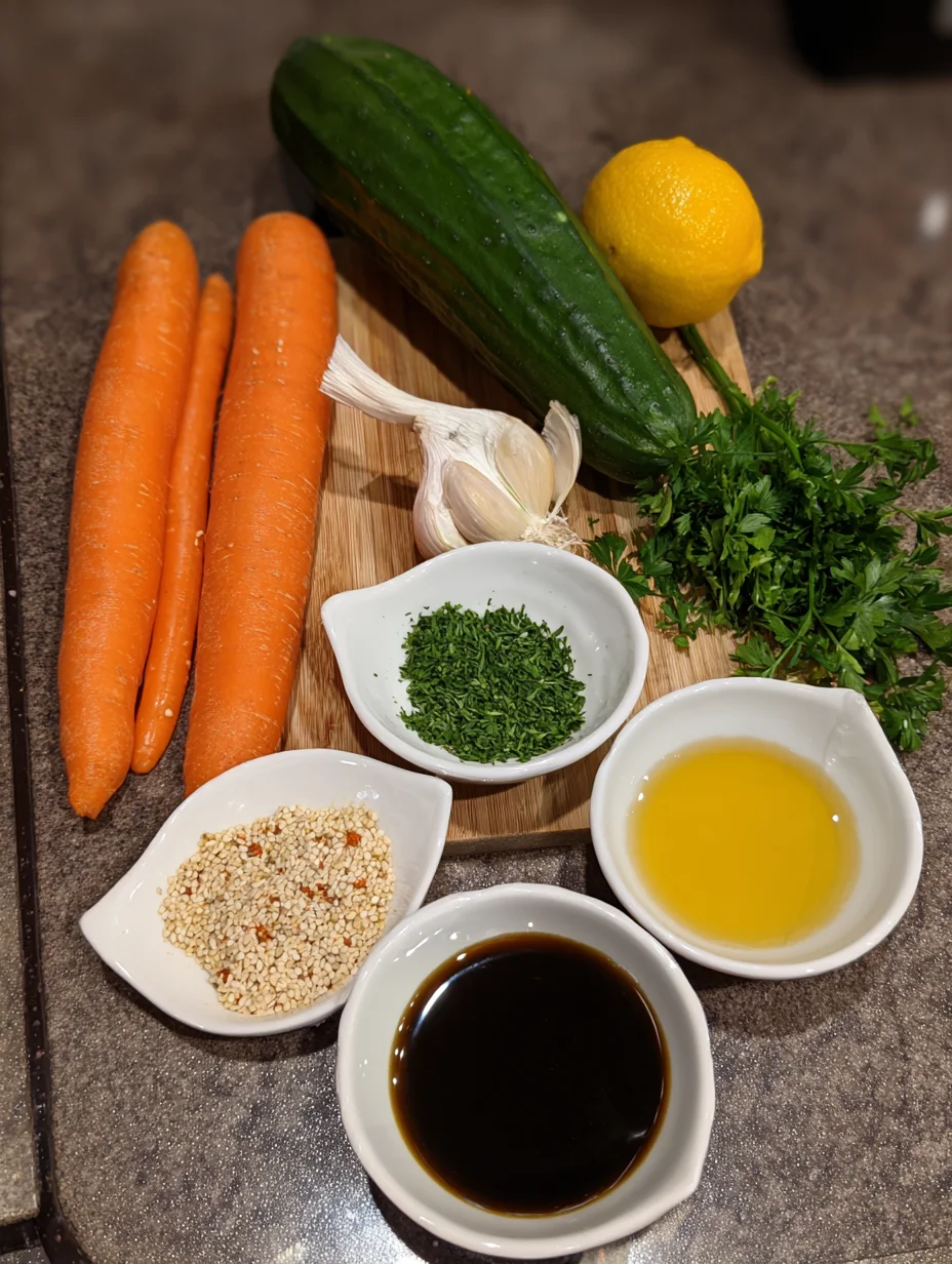 Cucumber Carrot Salad