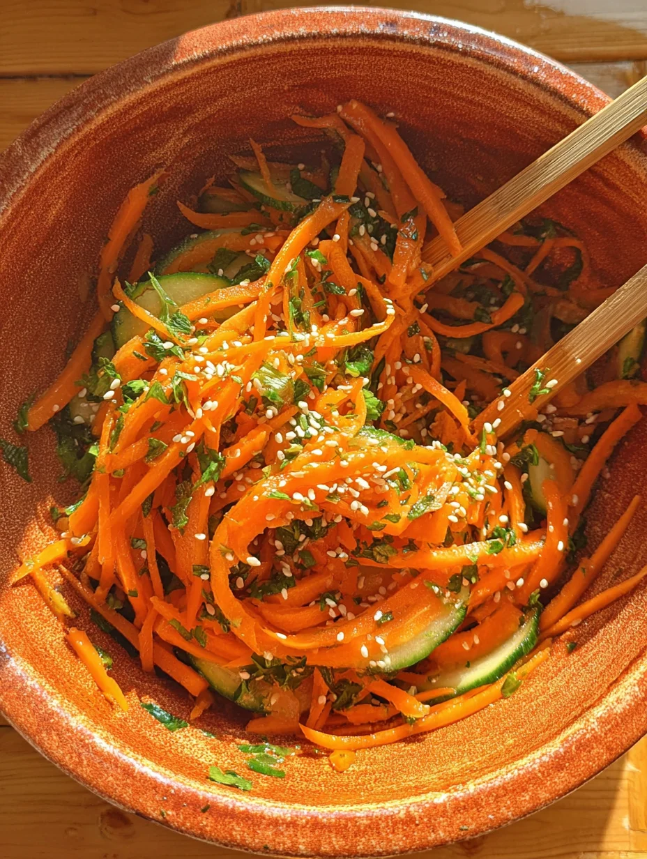 Cucumber Carrot Salad