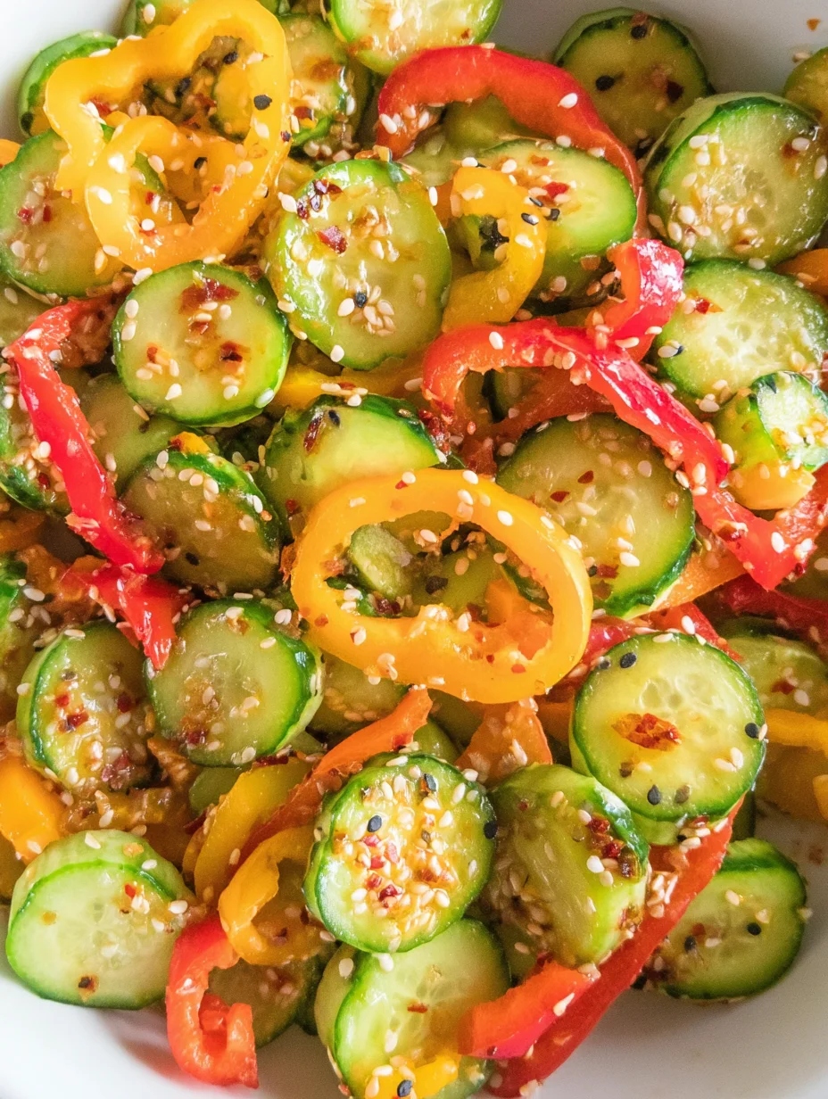 Cucumber & Pepper Salad