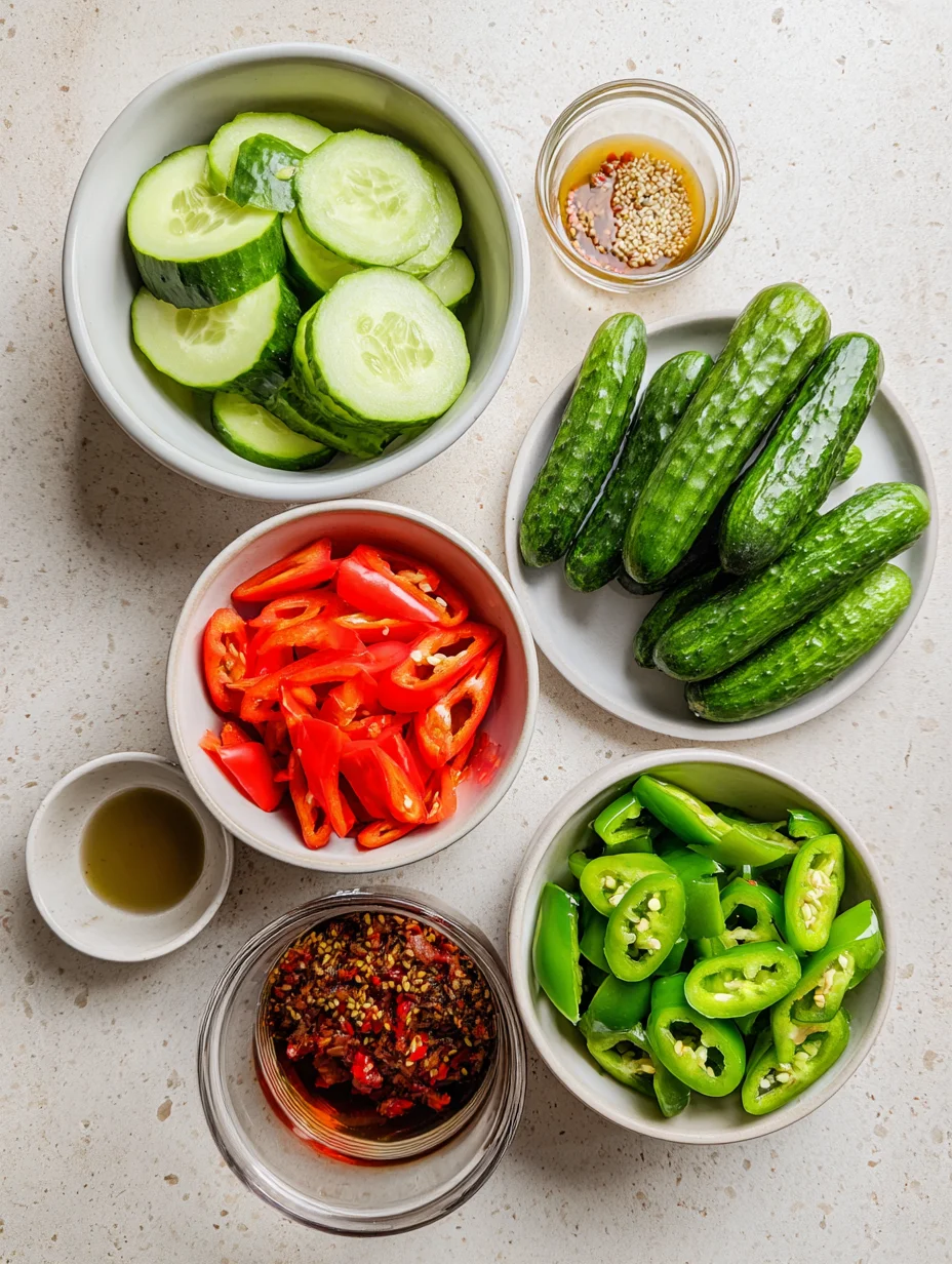 Cucumber & Pepper Salad