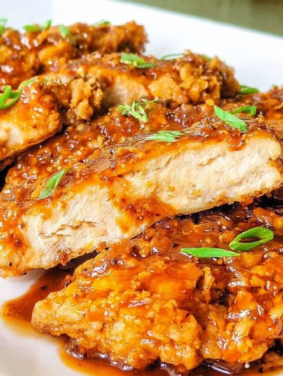 Double Crunch Honey Garlic Chicken Breasts