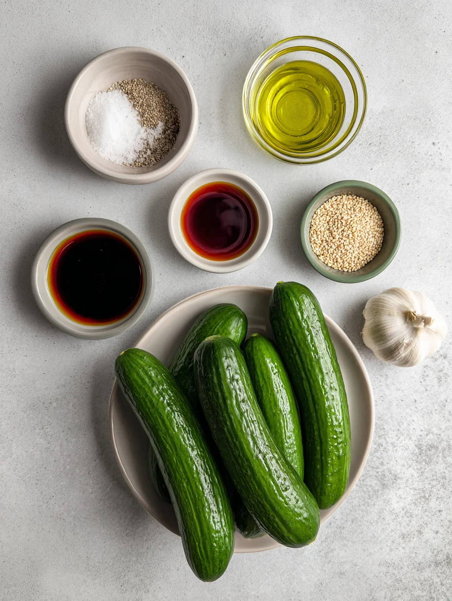 Easy Asian Cucumber Salad