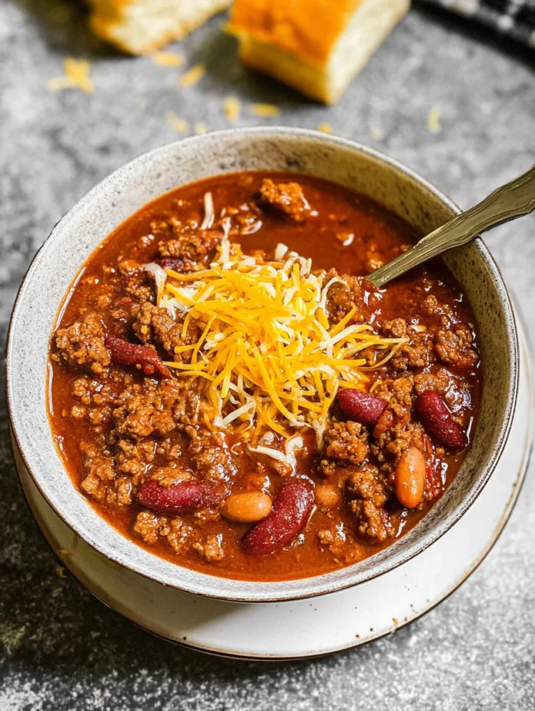 Easy Homemade Chili
