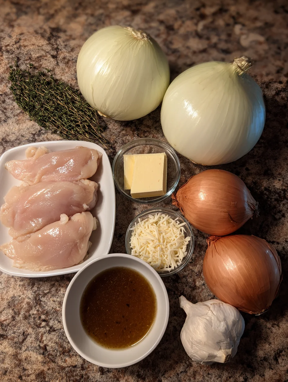 French Onion Chicken Bake