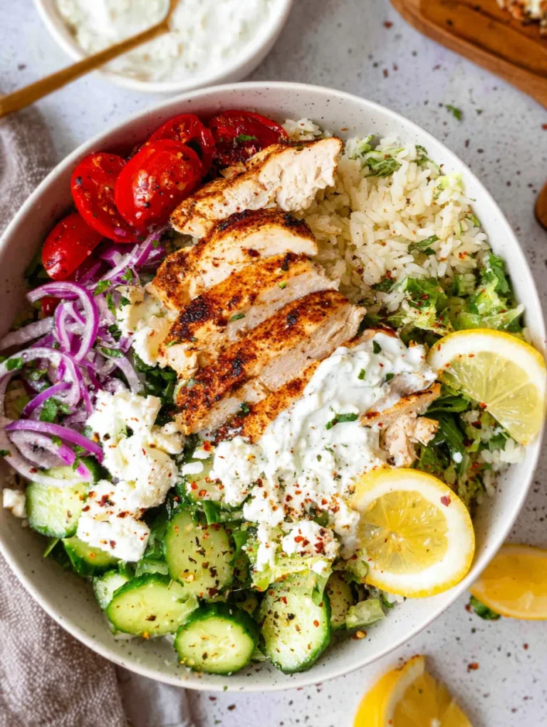 Greek Chicken Bowls