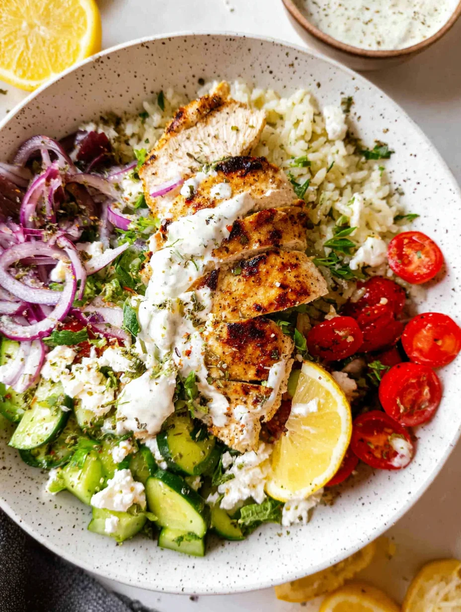 Greek Chicken Bowls