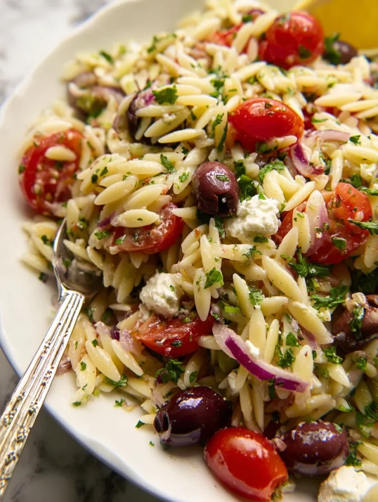 Greek Orzo Pasta Salad