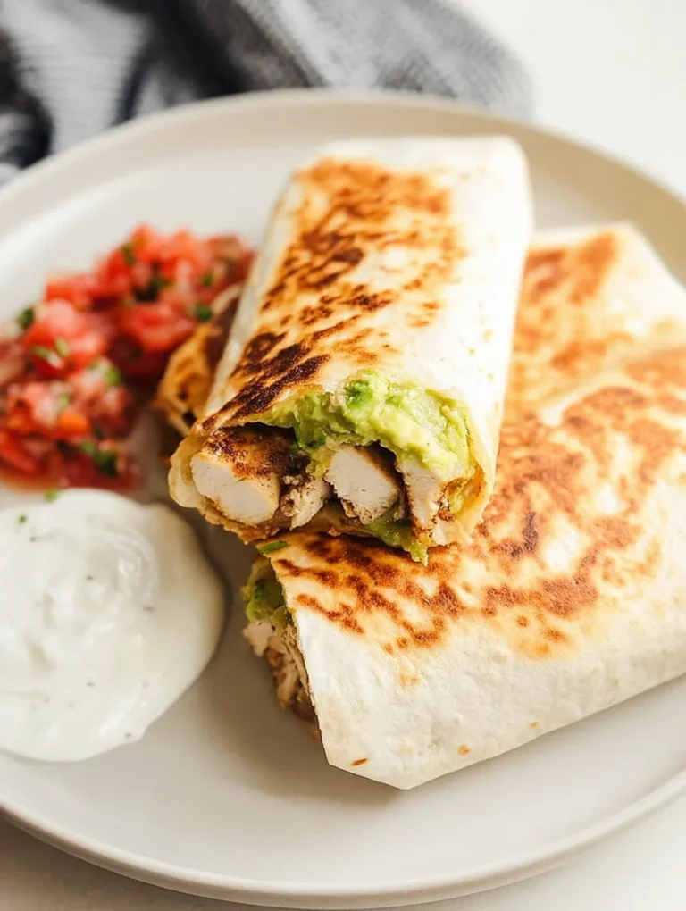 Grilled Avocado Chicken Wraps