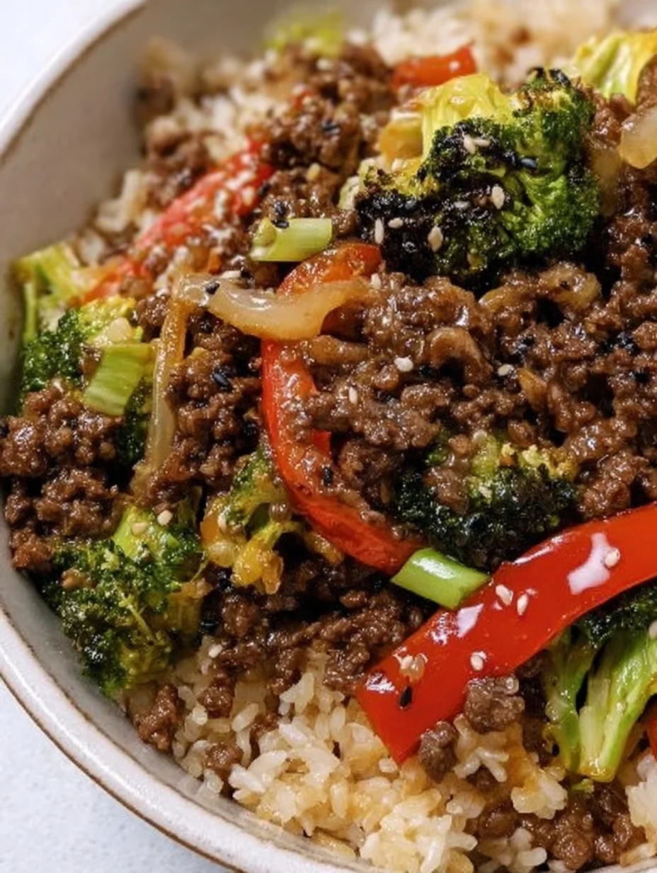 Ground Beef and Broccoli