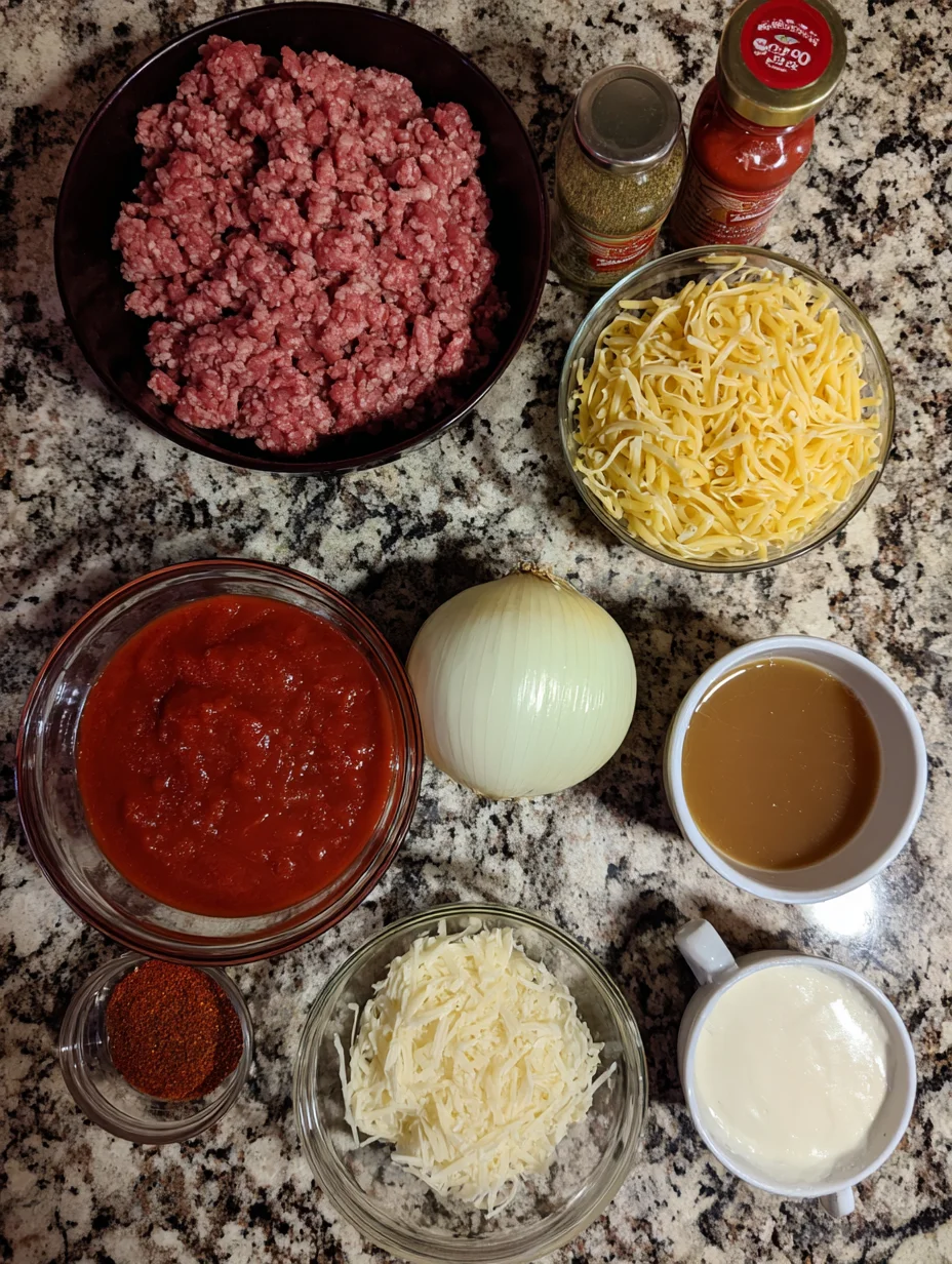 Ground Beef Orzo