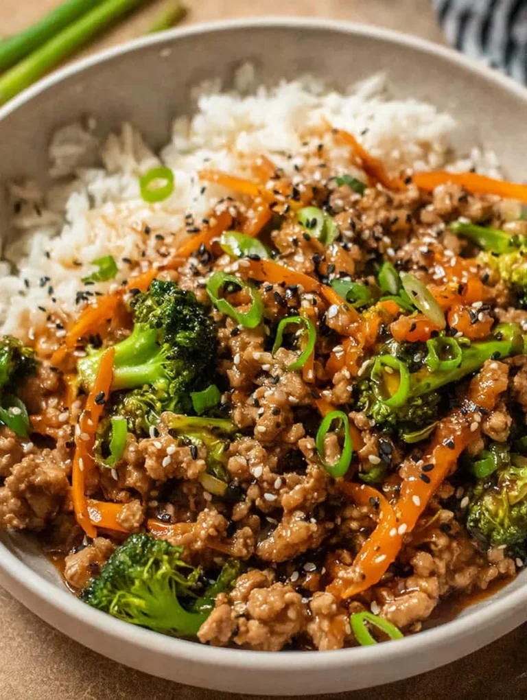 Ground Turkey Teriyaki Stir Fry