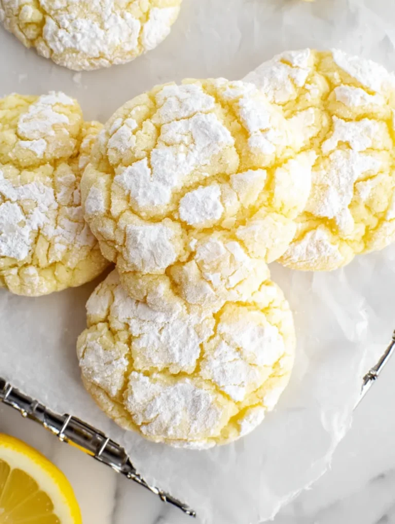 Lemon Crinkle Cookies