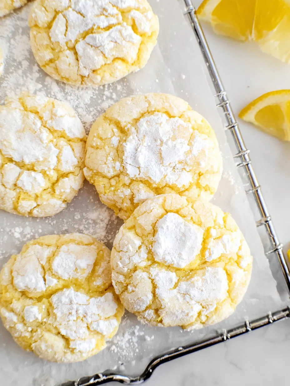 Lemon Crinkle Cookies