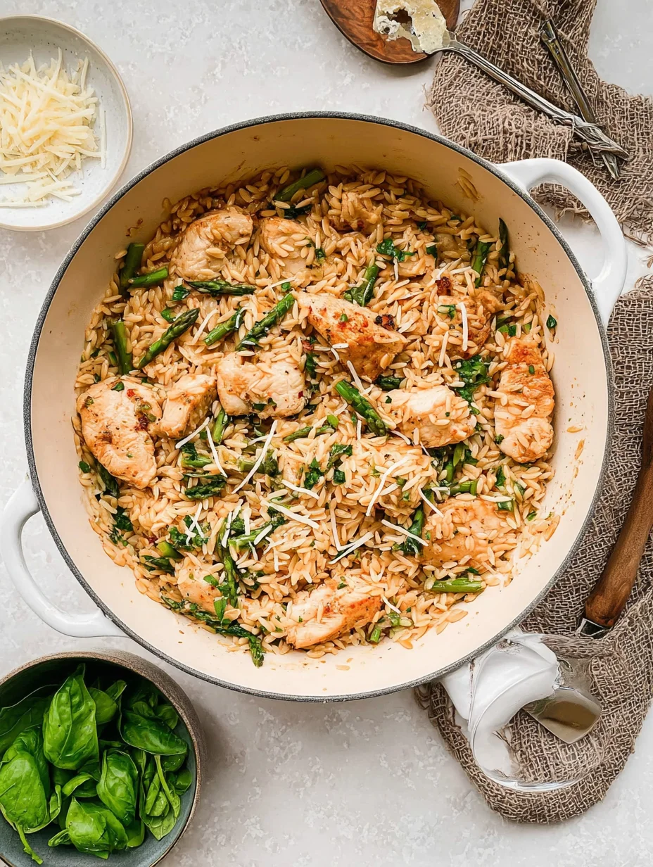 One Pot Chicken Orzo