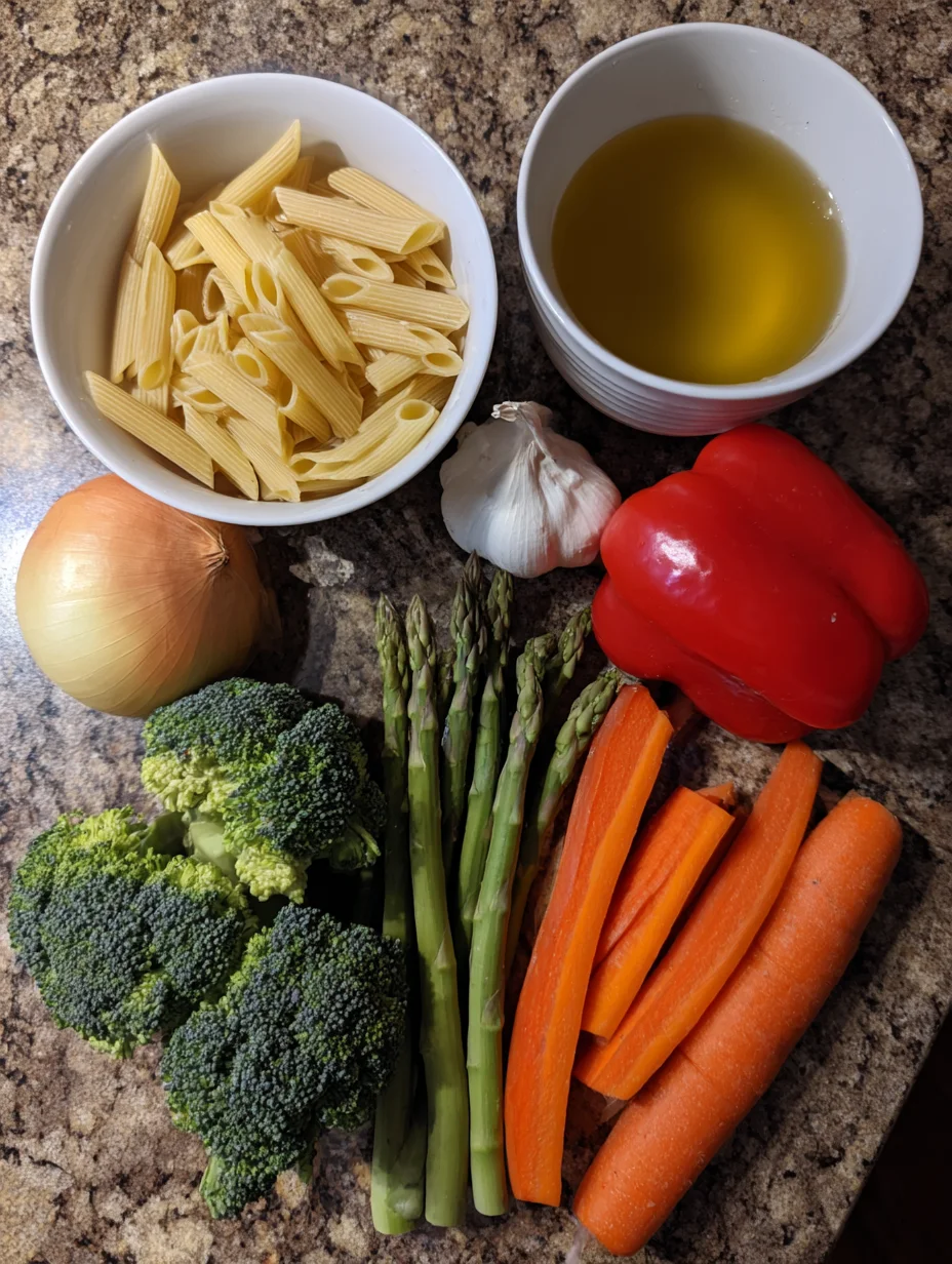 Penne Pasta Primavera