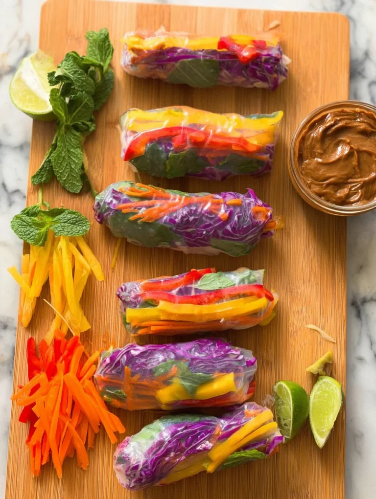 Rainbow Spring Rolls