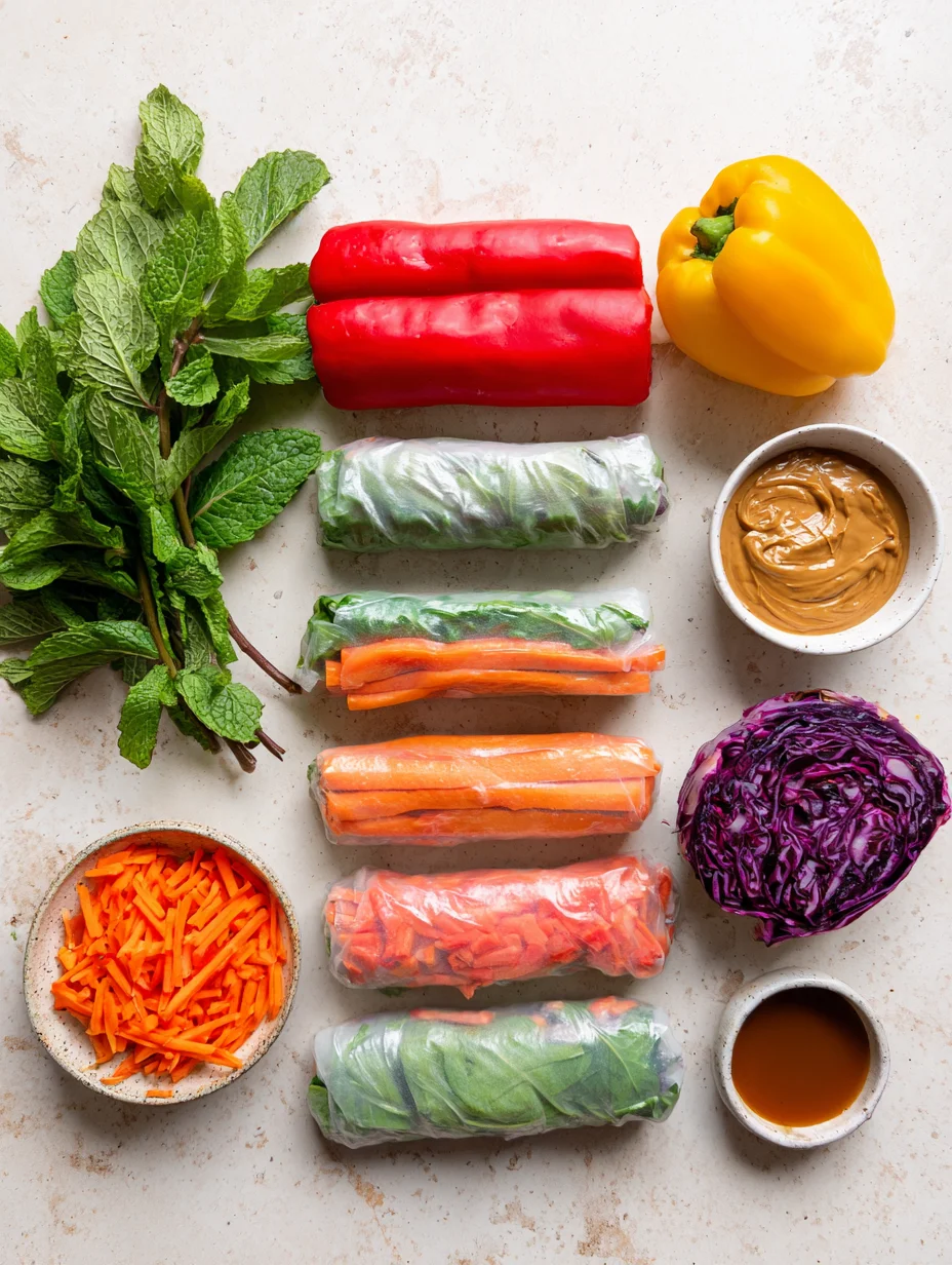 Rainbow Spring Rolls