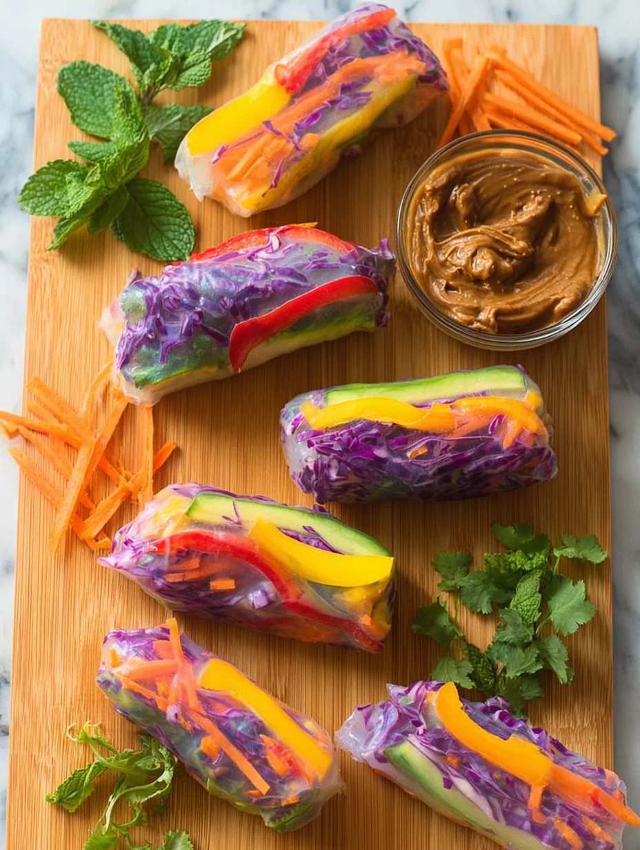Rainbow Spring Rolls